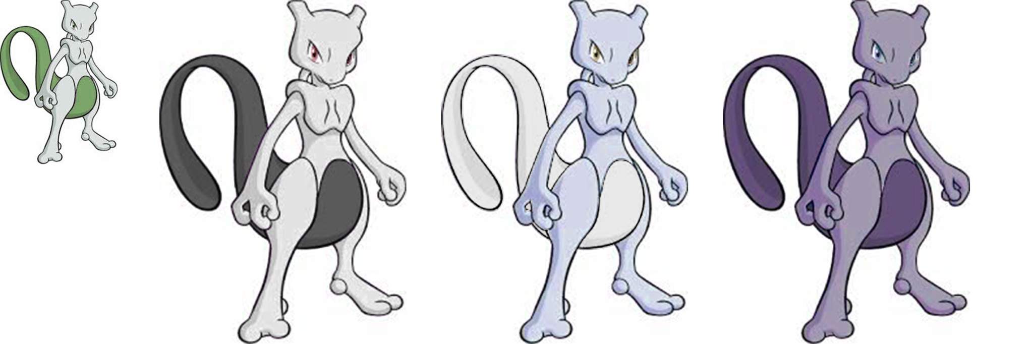 Shiny Recolors (Mewtwo, Anorith, Cranidos, Kabuto) | Pokémon Amino