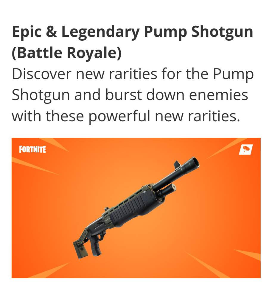 pump shotgun just got new rarities no vaultes - legendary pump shotgun fortnite