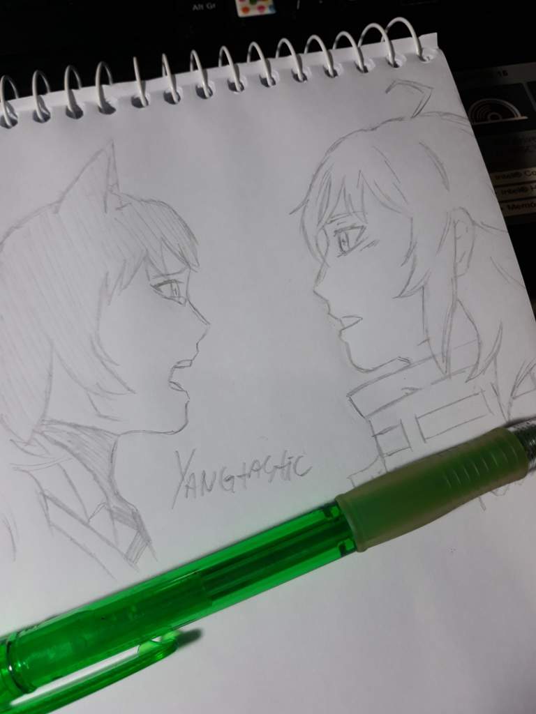 Blake And Yang Fanart Rwby Amino