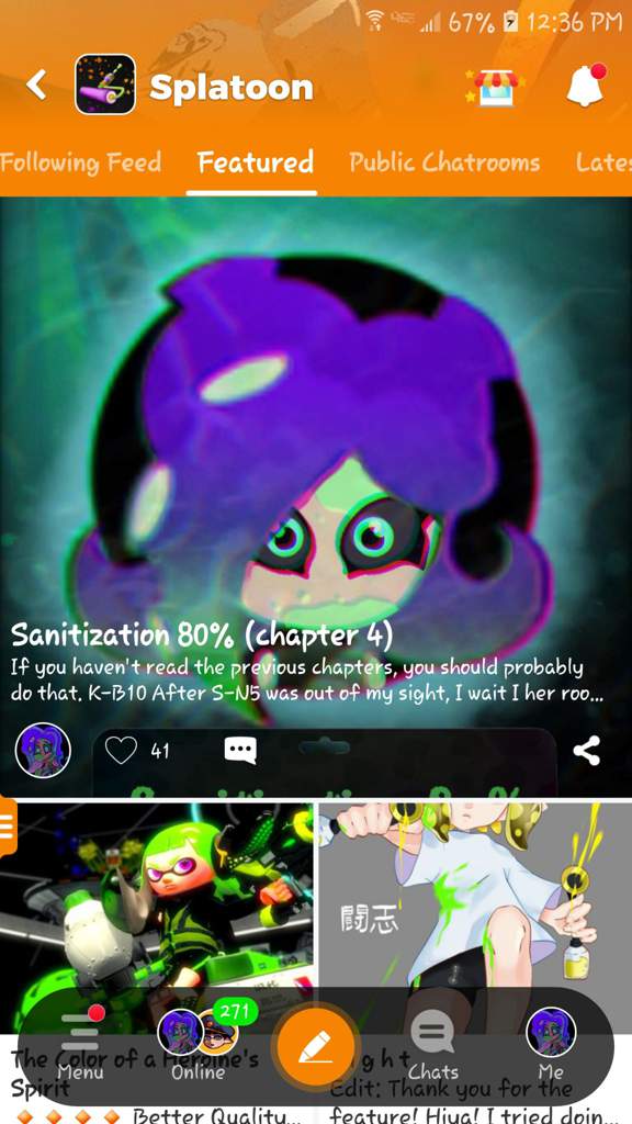 Sanitization 80% (chapter four) | Splatoon Amino