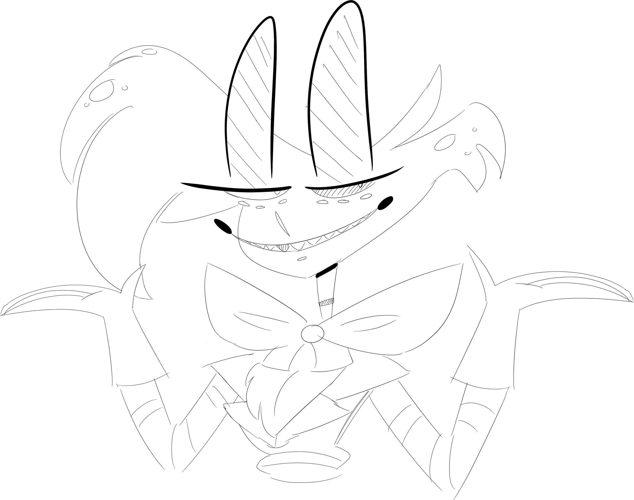 Angel dust sketch | Hazbin Hotel (official) Amino