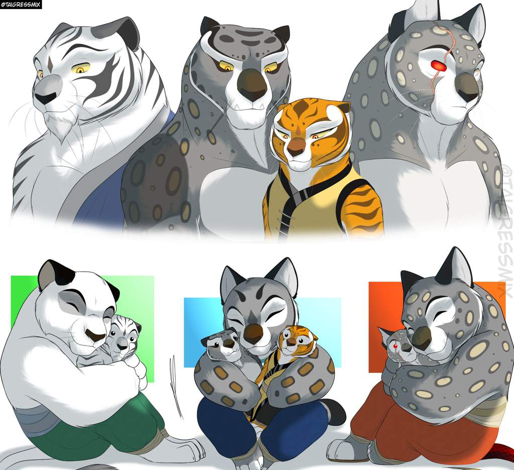 With the exception Tai Lung and Tigress, all others are OCs. 