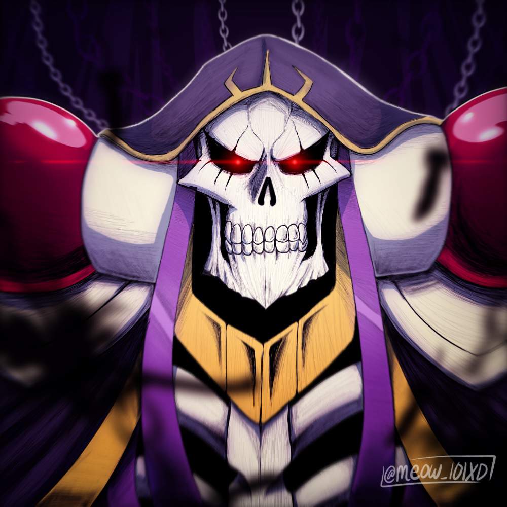 Overlord Ainz Ooal Gown (Speed Paint) | Anime Amino