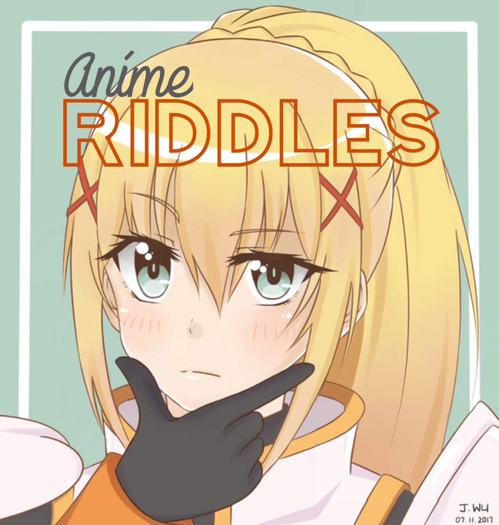 Anime Riddles! [Answers] | Anime Amino