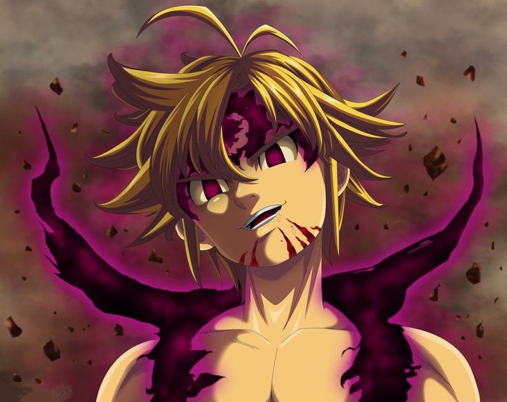 Dibujo de Meliodas modo asalto | Shonen Amino Amino