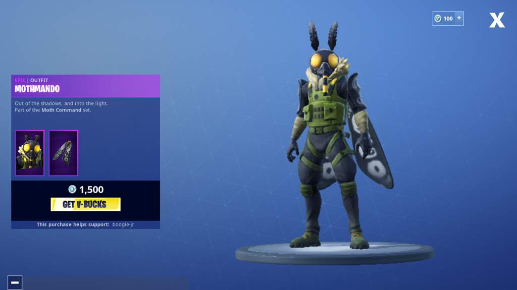  - moth fortnite