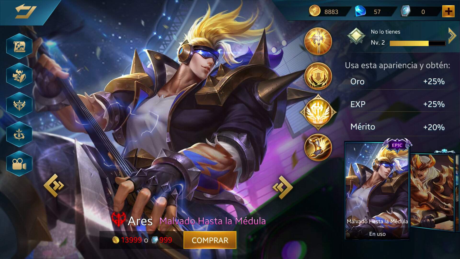 Ya tines la skin de Ares? | Heroes Evolved Oficial Amino