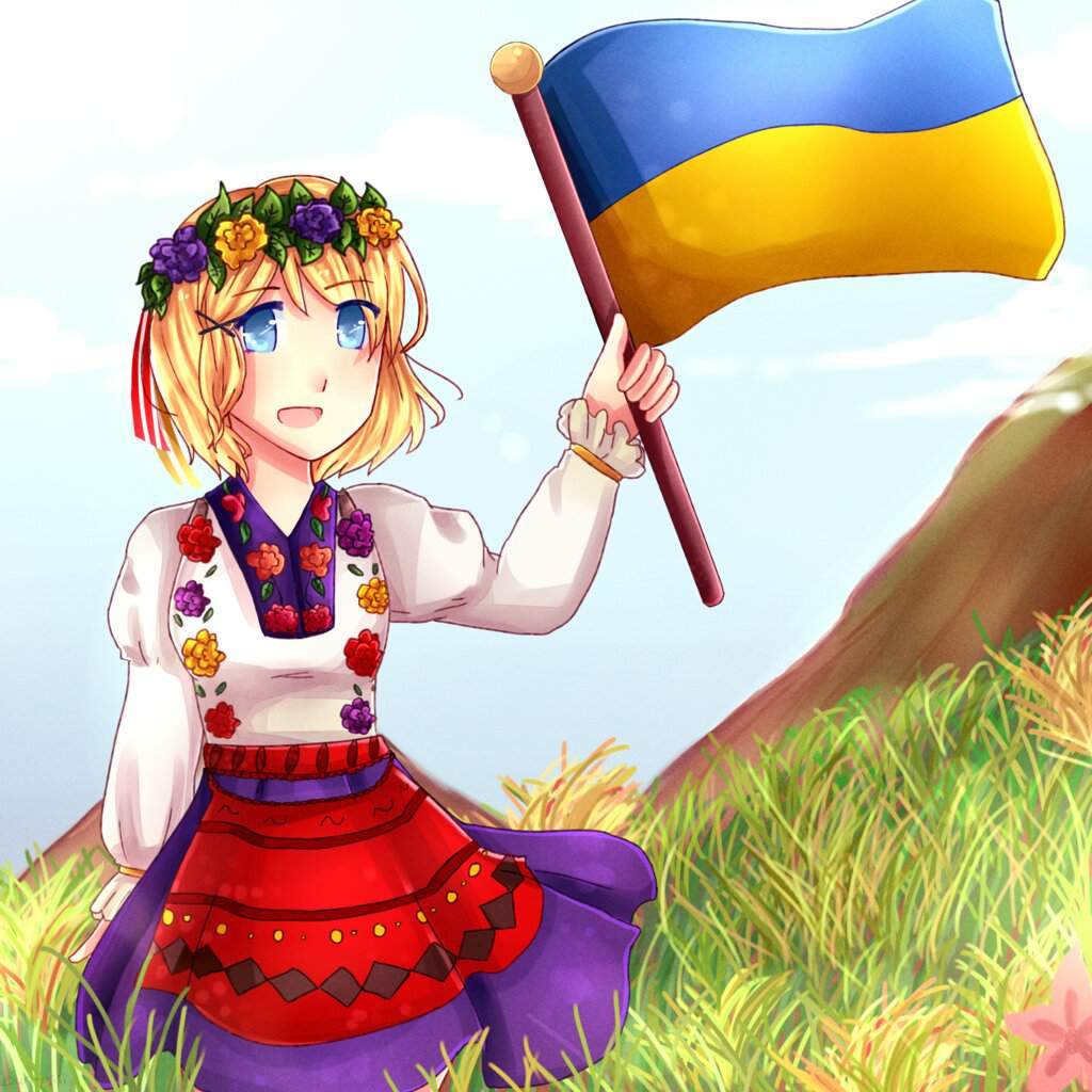 Украинская девушка аниме