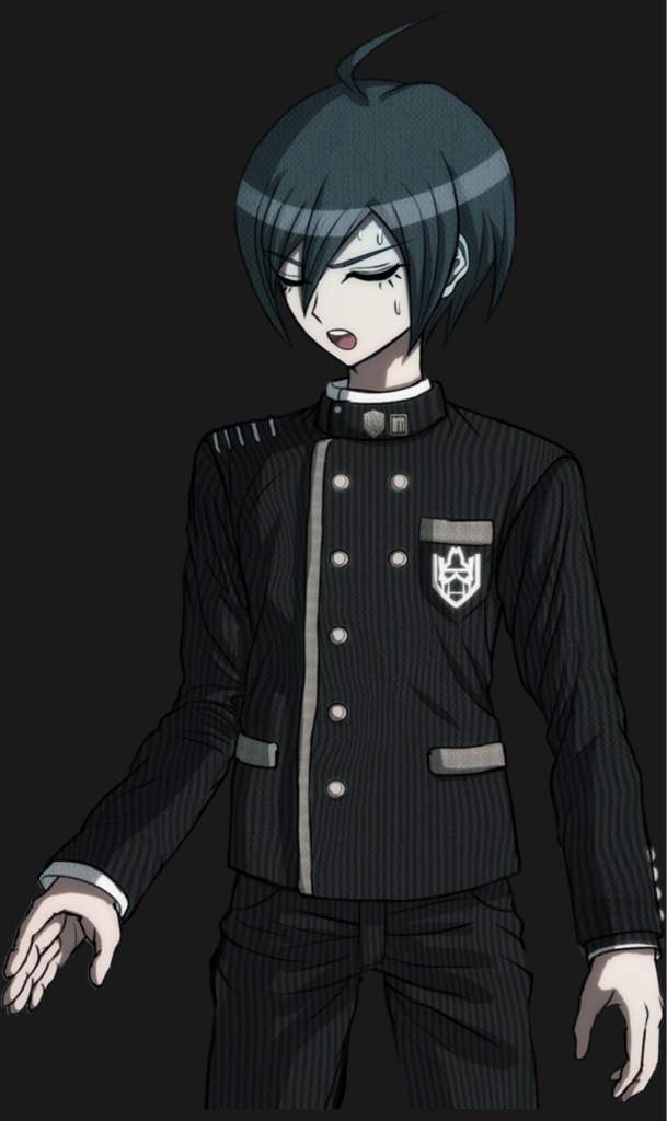 Shuichi Saihara Full Body Sprites No Hat