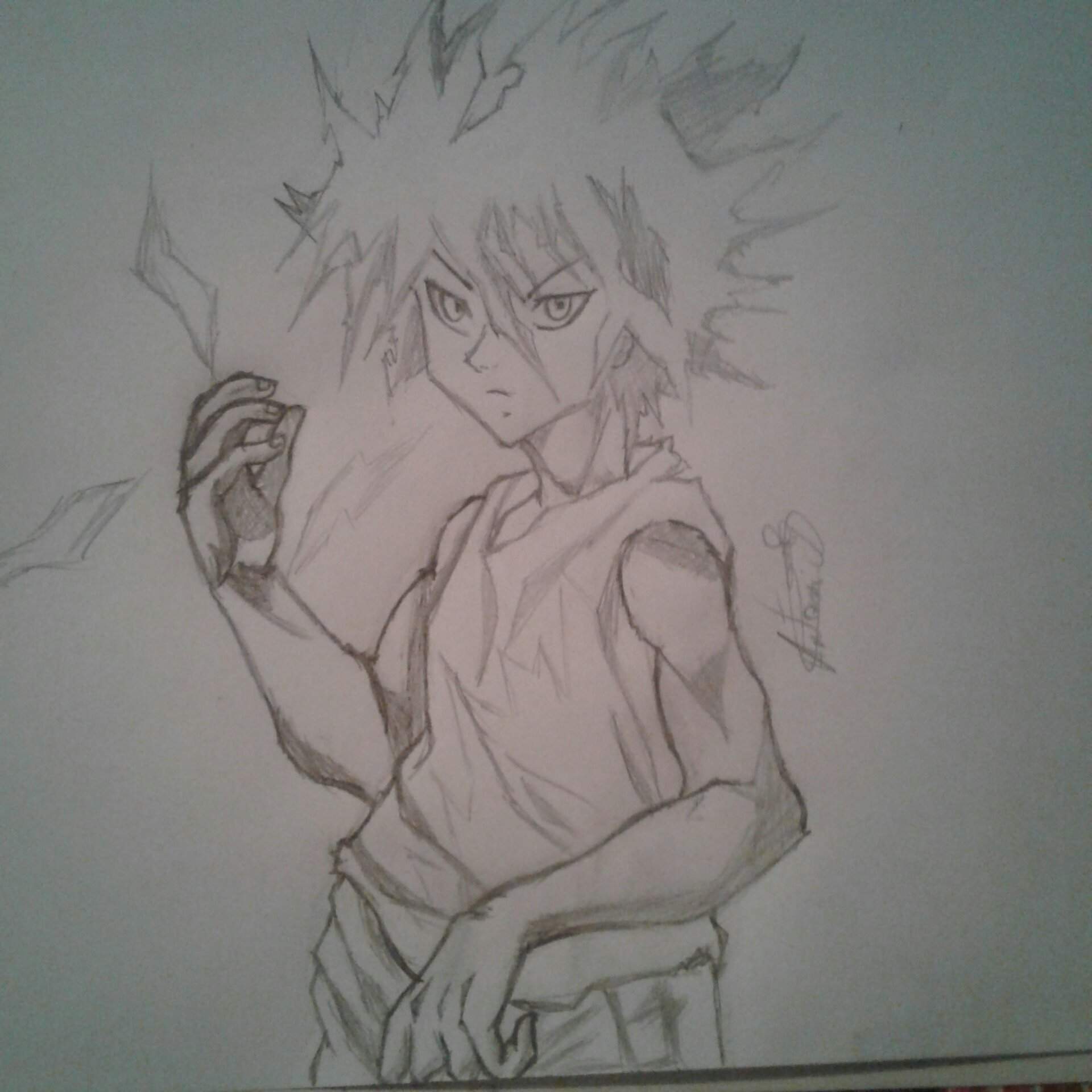 Killua con sus rayitos | 🎨 Mi Arte 🎨 Amino