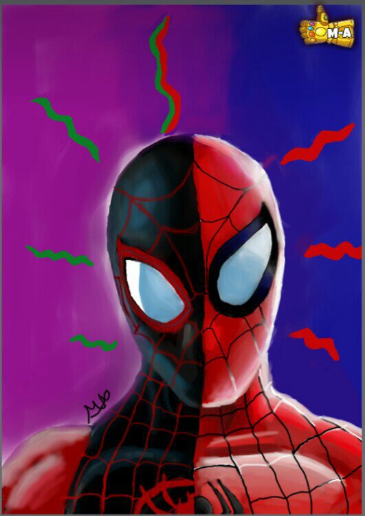 Fanart de spiderman into the spiderverse | •Arte Amino• Amino