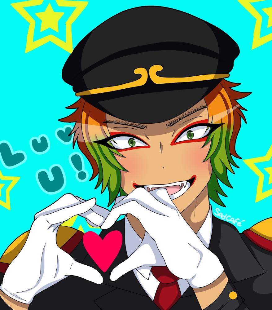Samon is my favorite guard in nanbaka so i couldnt resist drawing him! 