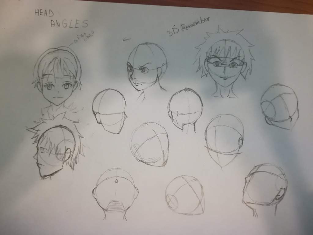 Anime Head Angles