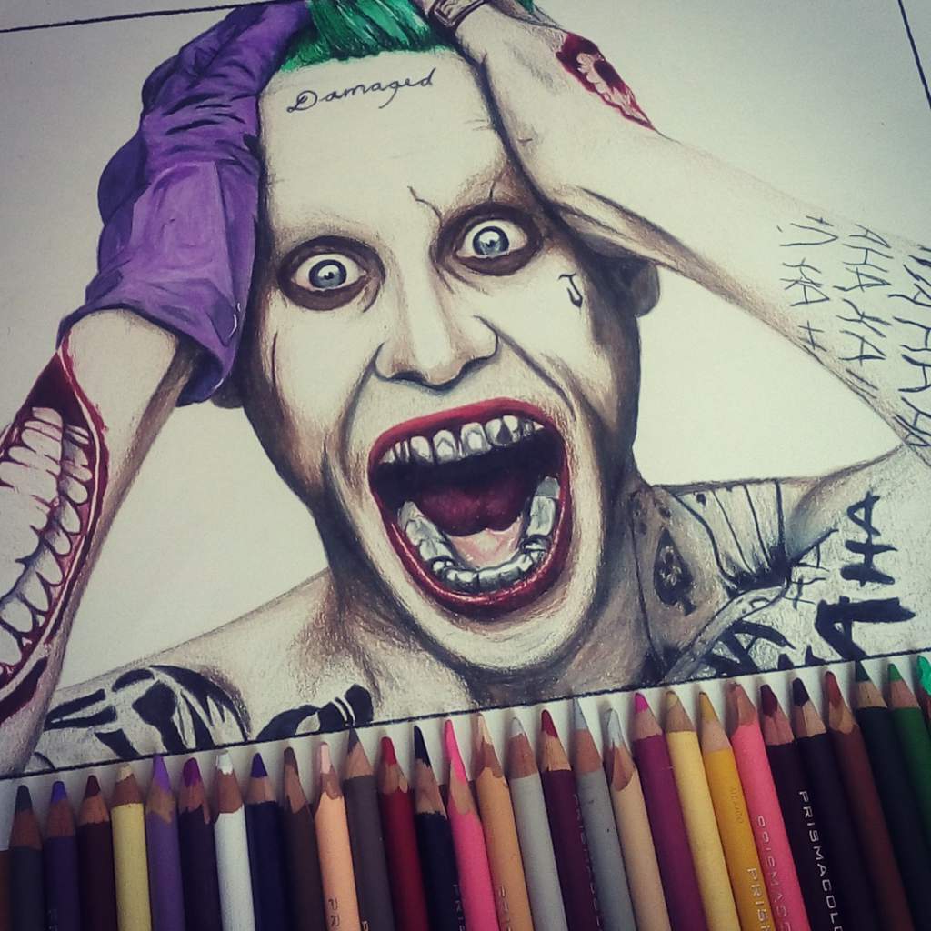 Dibujo del Joker | Jared Leto | •Dibujos y Animes• Amino