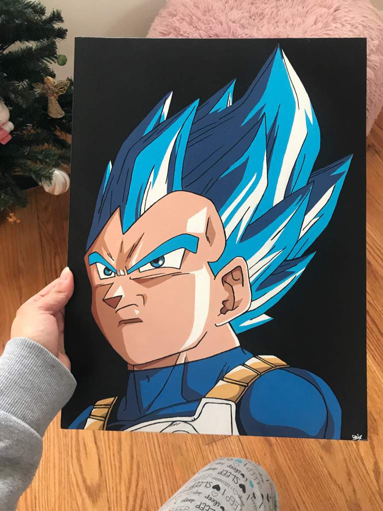 majin vegeta painting