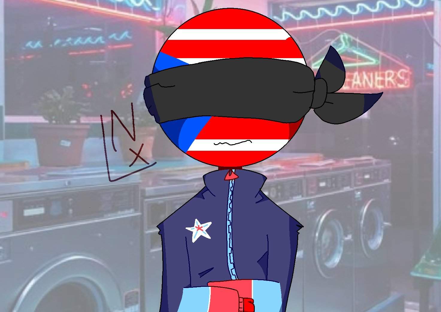 Puerto Rico| oc art | ^countryhumans amino^ Amino