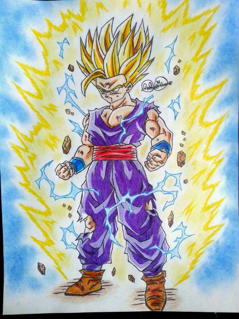 Drawing Gohan SSJ2 | DragonBallZ Amino