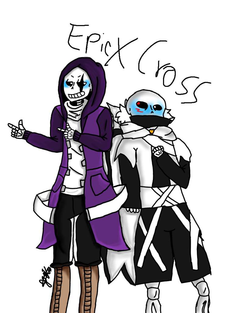 AfterDeath and Epic X Cross!! | Official Sans Amino Amino