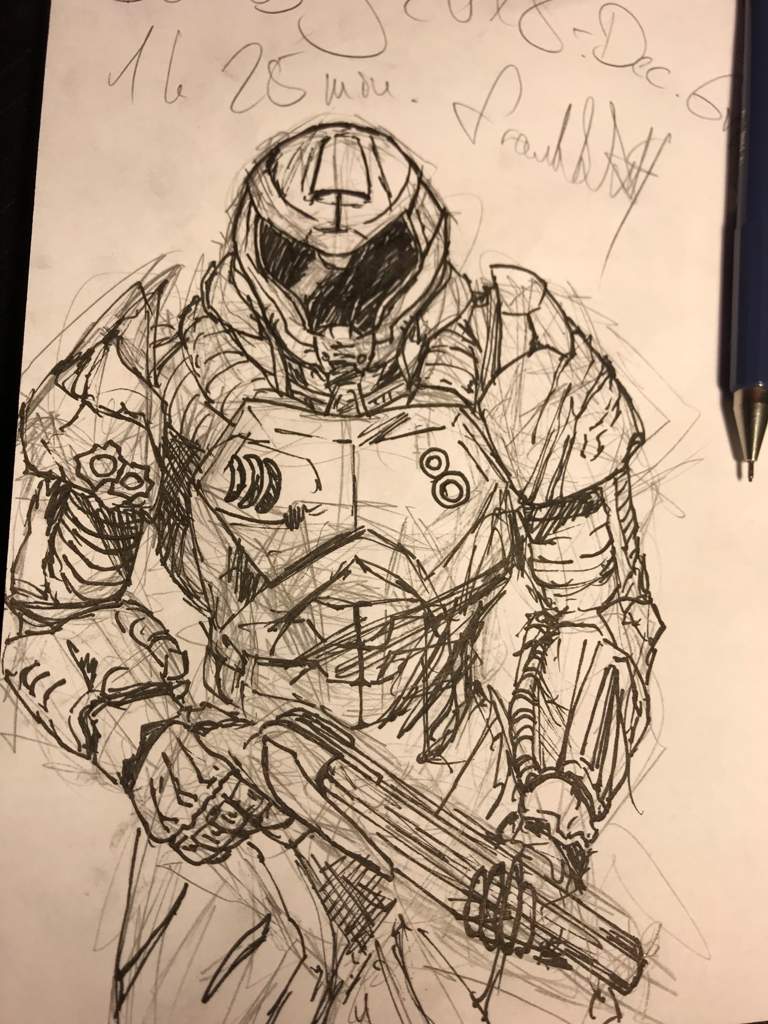 DOOM GUYDrawing FantasyRealm Amino