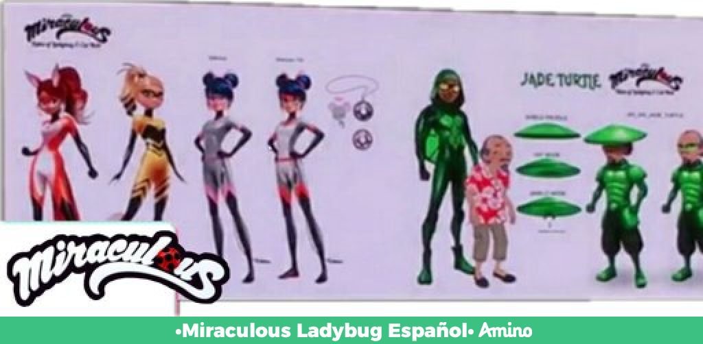 Nuevos trajes de Ladybug,Cat Noir,Luka y el Maestro Fu 