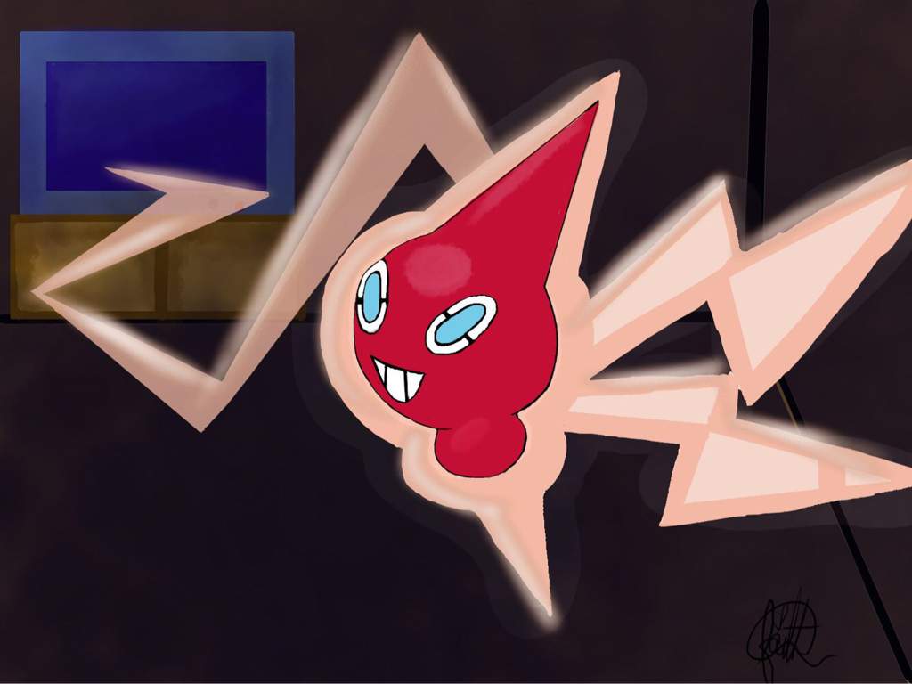 Shiny Rotom Digital Art! | Shiny Pokemon Amino Amino