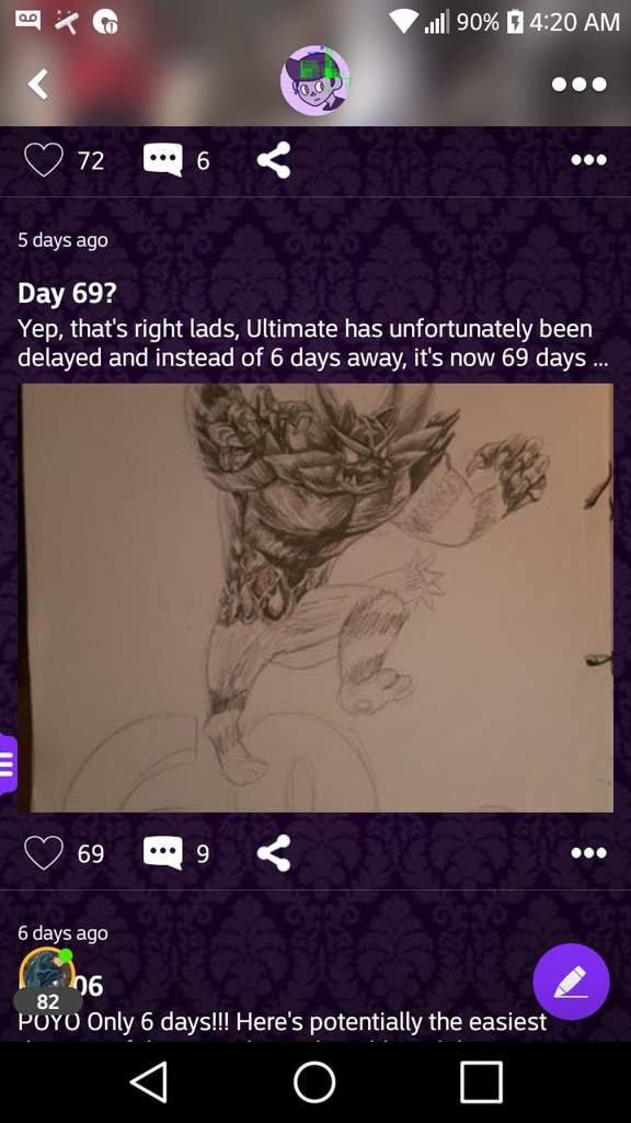 Day 69?  Smash Amino