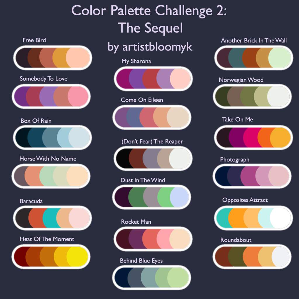 Color Palette Requests | Five Nights At Freddy's Amino