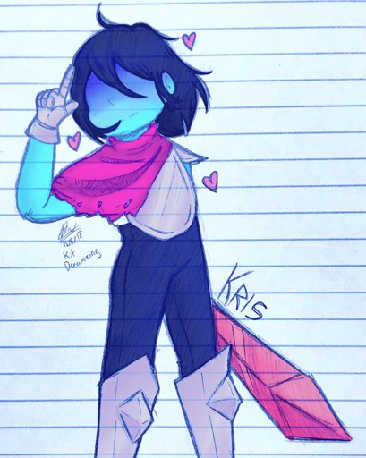 Just a little protective there kris... | Deltarune. Amino