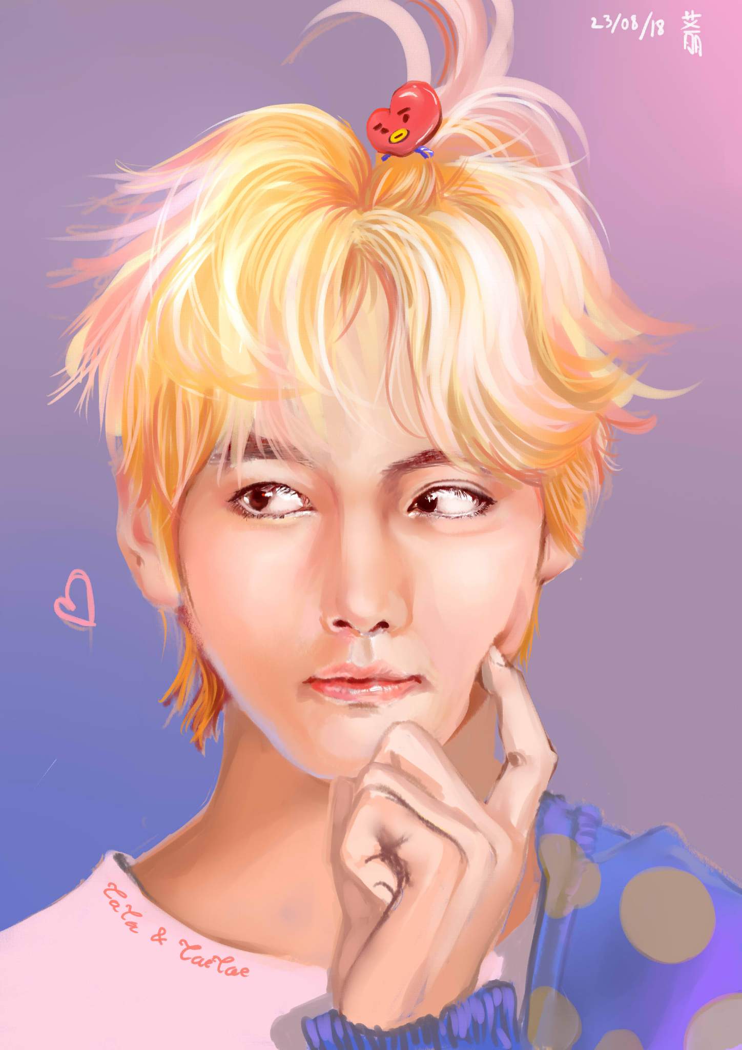 Taehyung fanart ft. Tata | ARMY's Amino