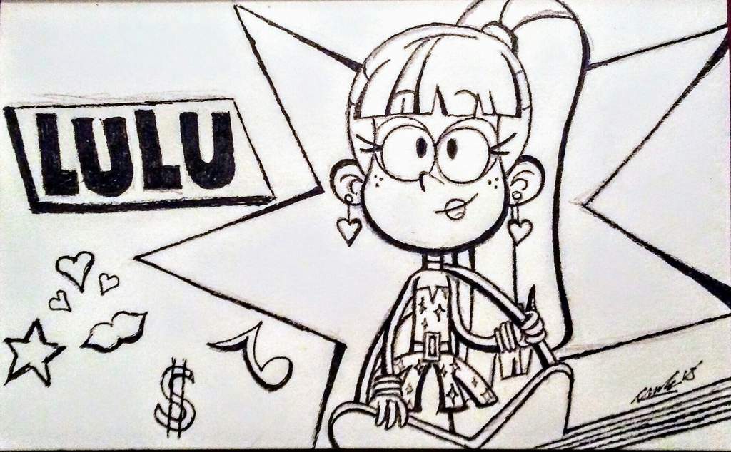 Lulu Ink Sketch The Loud House Amino Amino