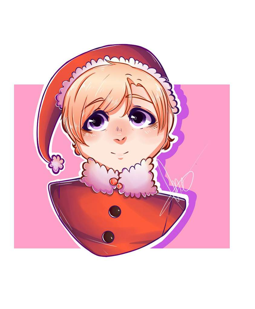 Christmas Anime Girl Chibi