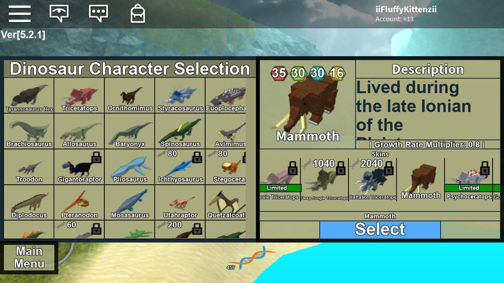 My skins Wiki Dinosaur Simulator Amino