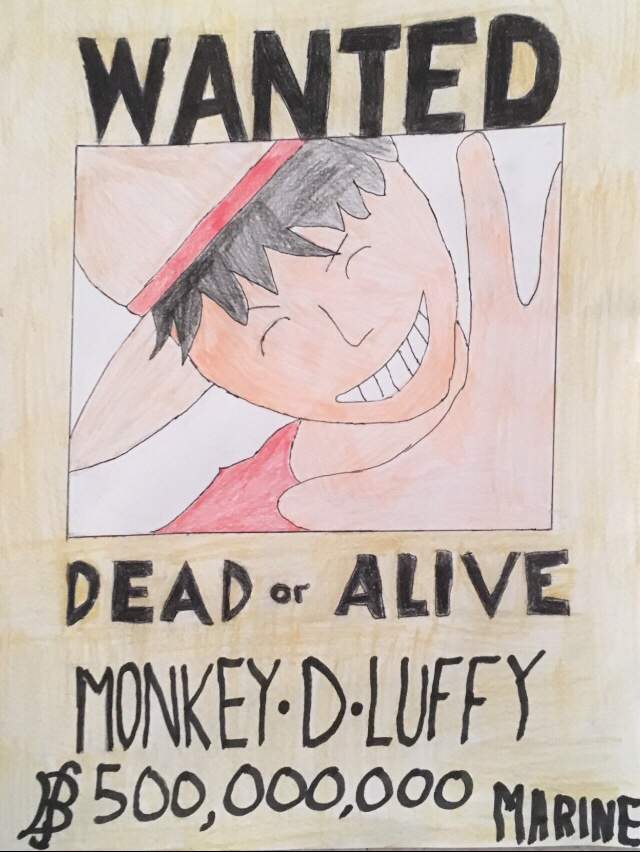 monkey d luffy wanted