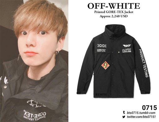 jungkook off white hoodie