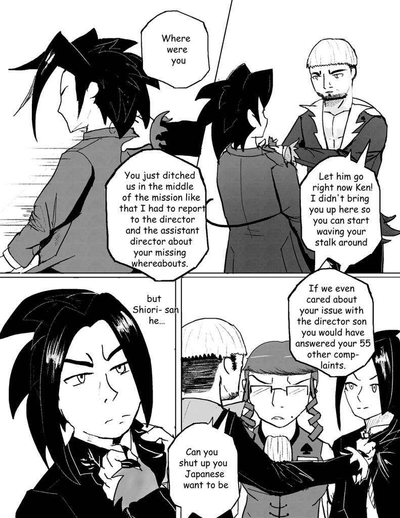 Anime Men In Black Suit