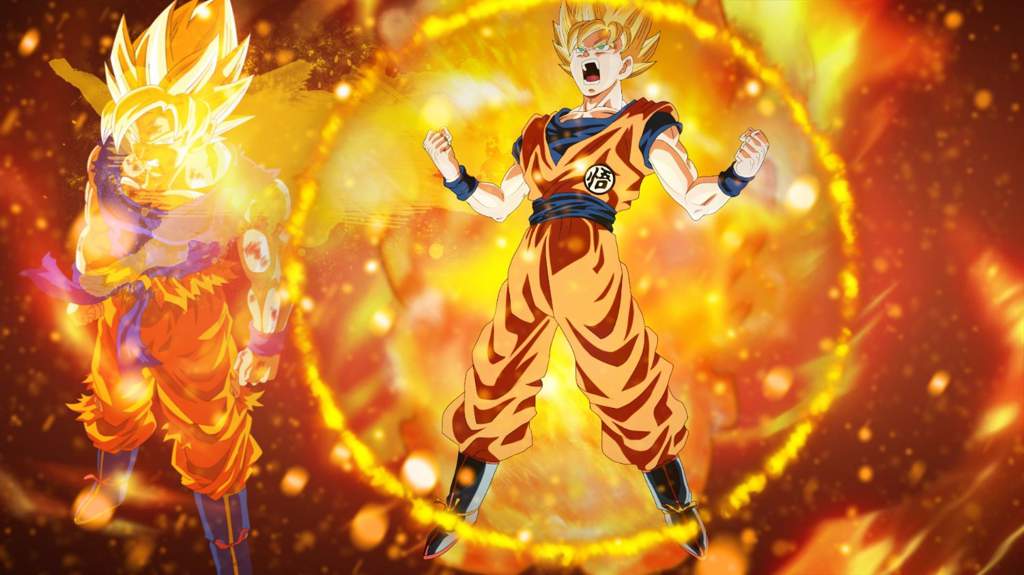 Super saiyan Flame Edit | DragonBallZ Amino