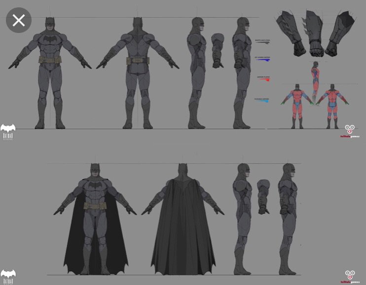 Concept art for the bat suit | Batman Telltale Series Amino