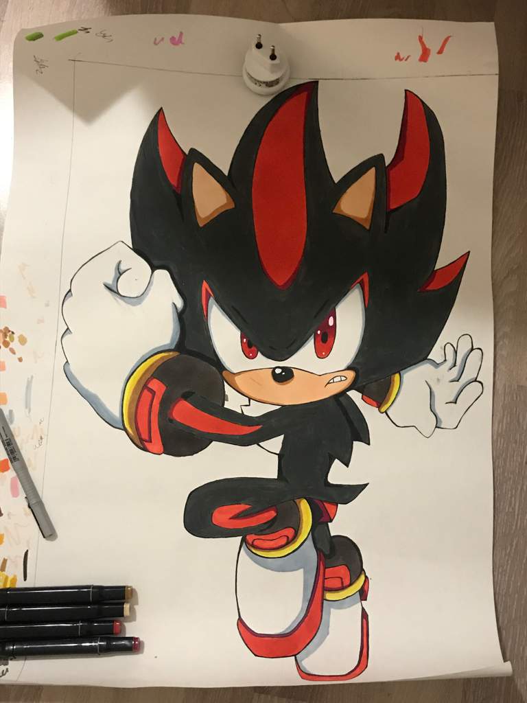 Live sized shadow the hedgehog portrait | Sonic the Hedgehog! Amino