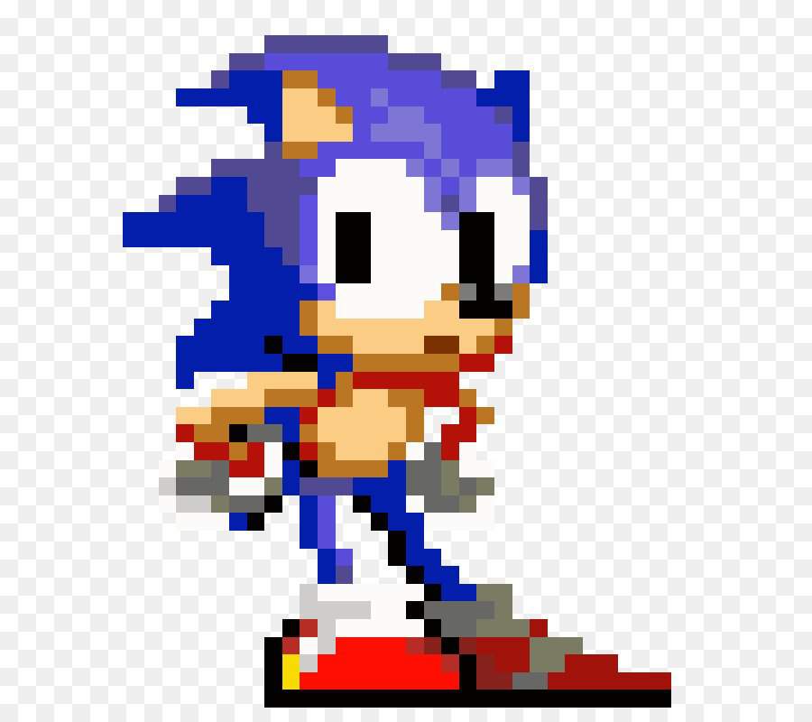 Qual o tamanho de um sprite game do sonic?Pra mim replicar e fazer ...