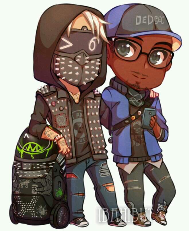 aiden pearce chibi