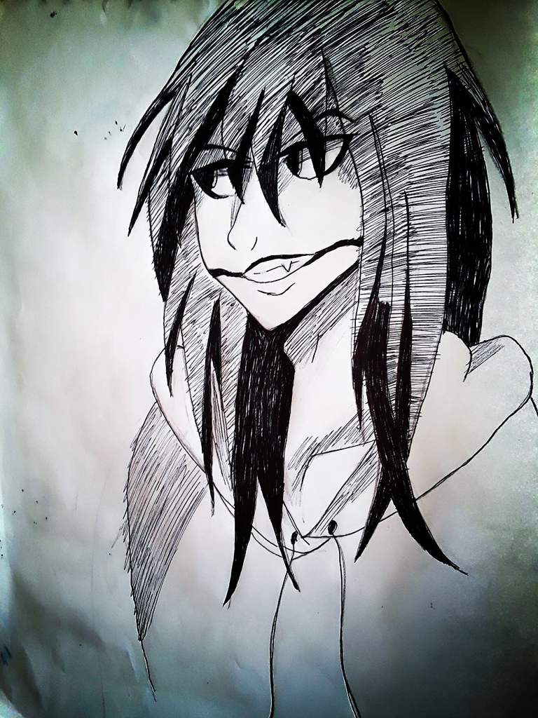 Just a Jeff the killer drawing.