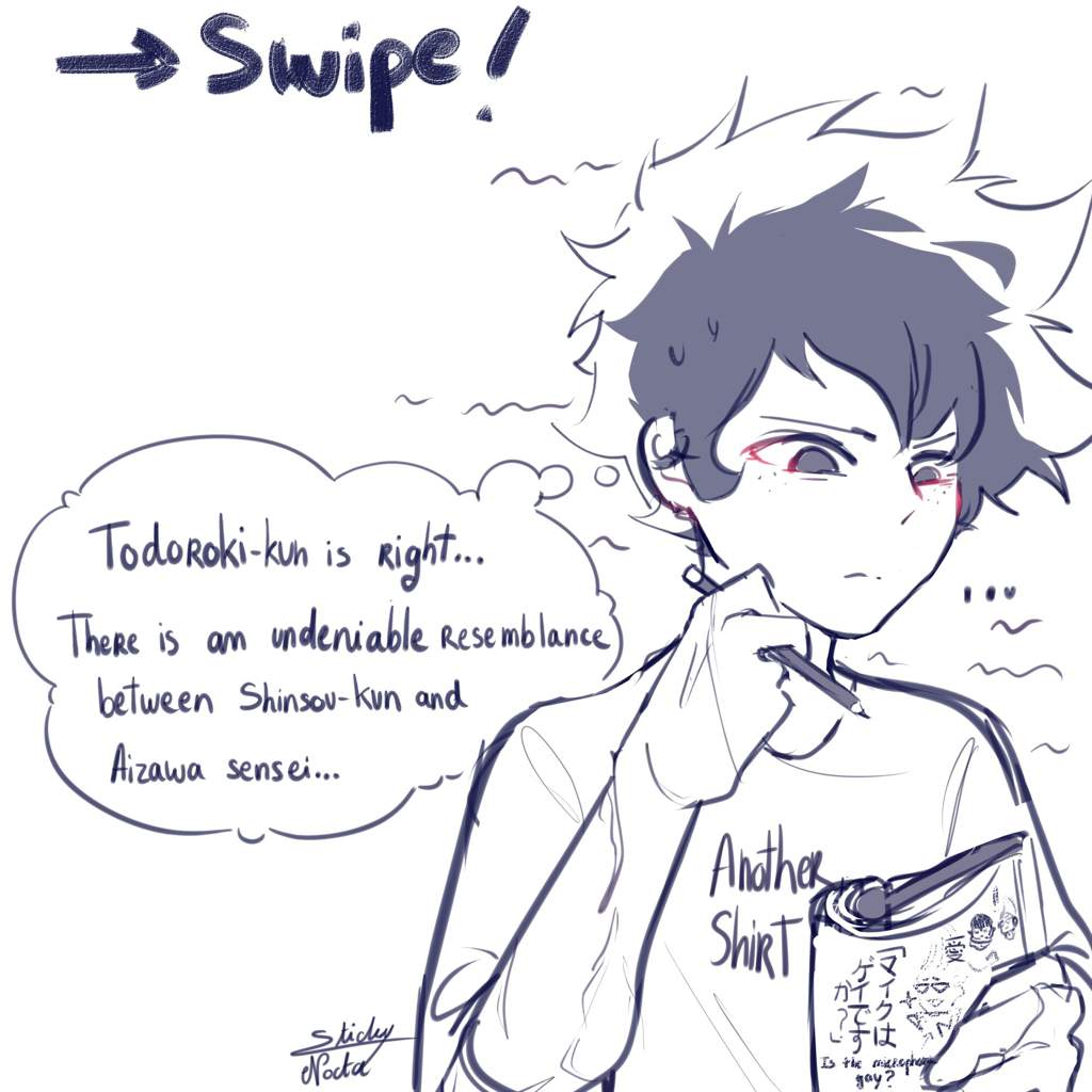 Comic (Headcanon): Shinsou's hair works like Aizawa's | My Hero ...