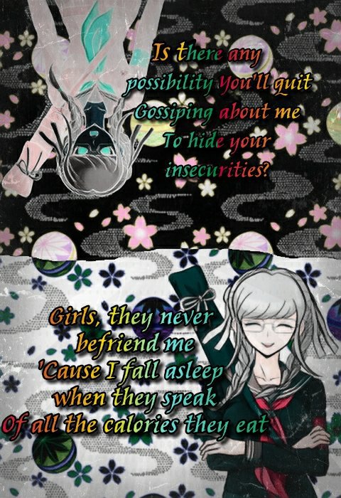 Song Lyrics Edits Wiki Danganronpa Amino - primadonna girl roblox id code