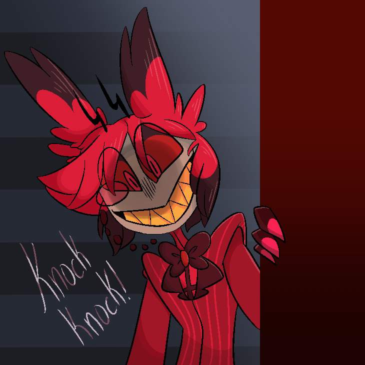 Knock knock! (Art) | Hazbin Hotel (official) Amino