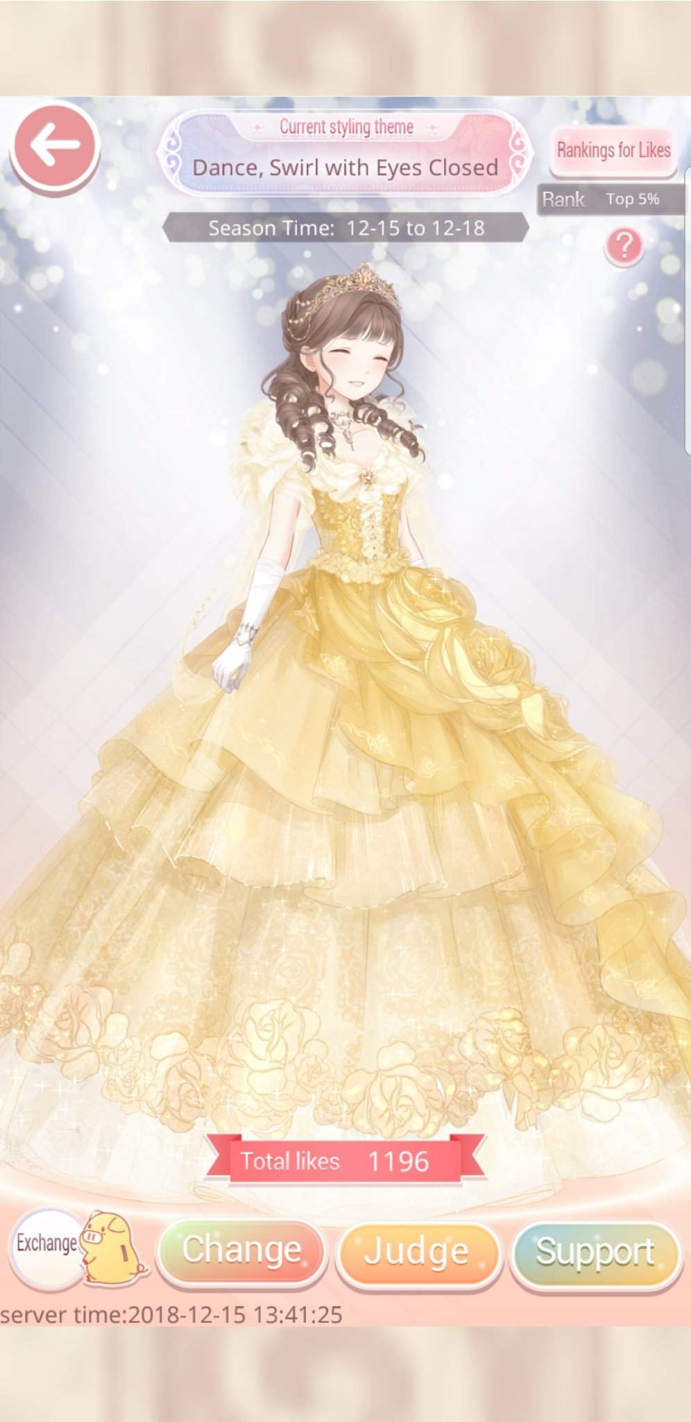 Dance, swirl, with eyes closed | Love Nikki Dress Up Queen Amino