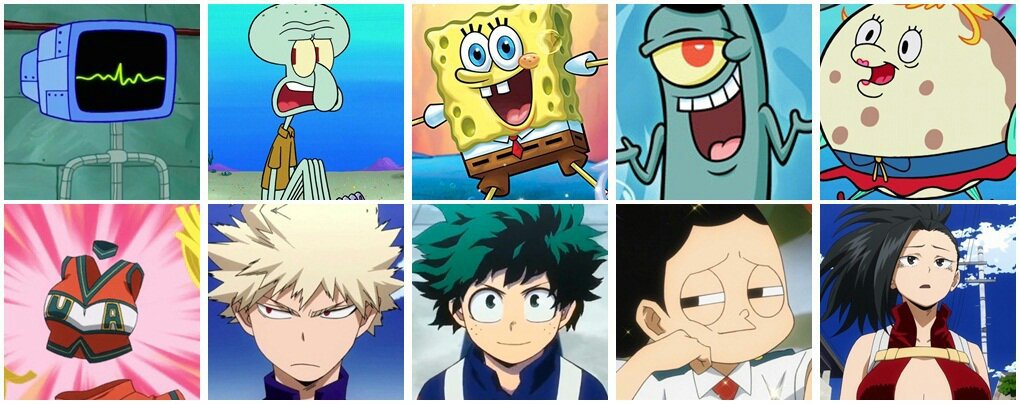 My Hero Academia Spongebob Meme