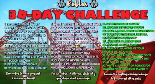 Challenges Roblox Amino - challenges to do on roblox