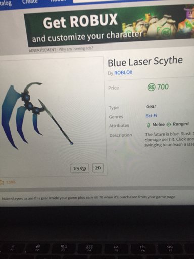 Default Skin Gam Roblox Amino - roblox scythe gear can you get your robux back