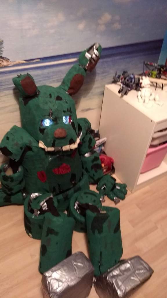 Springtrap cosplay finished+con photos | Five Nights At Freddy's Amino