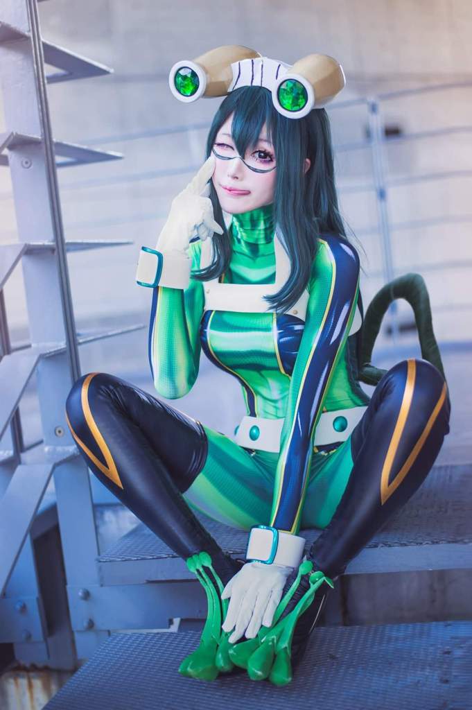 Tsuyu Asui (🐸My Hero Academia🐸) cosplay by Mon夢😍👌 | Anime Amino